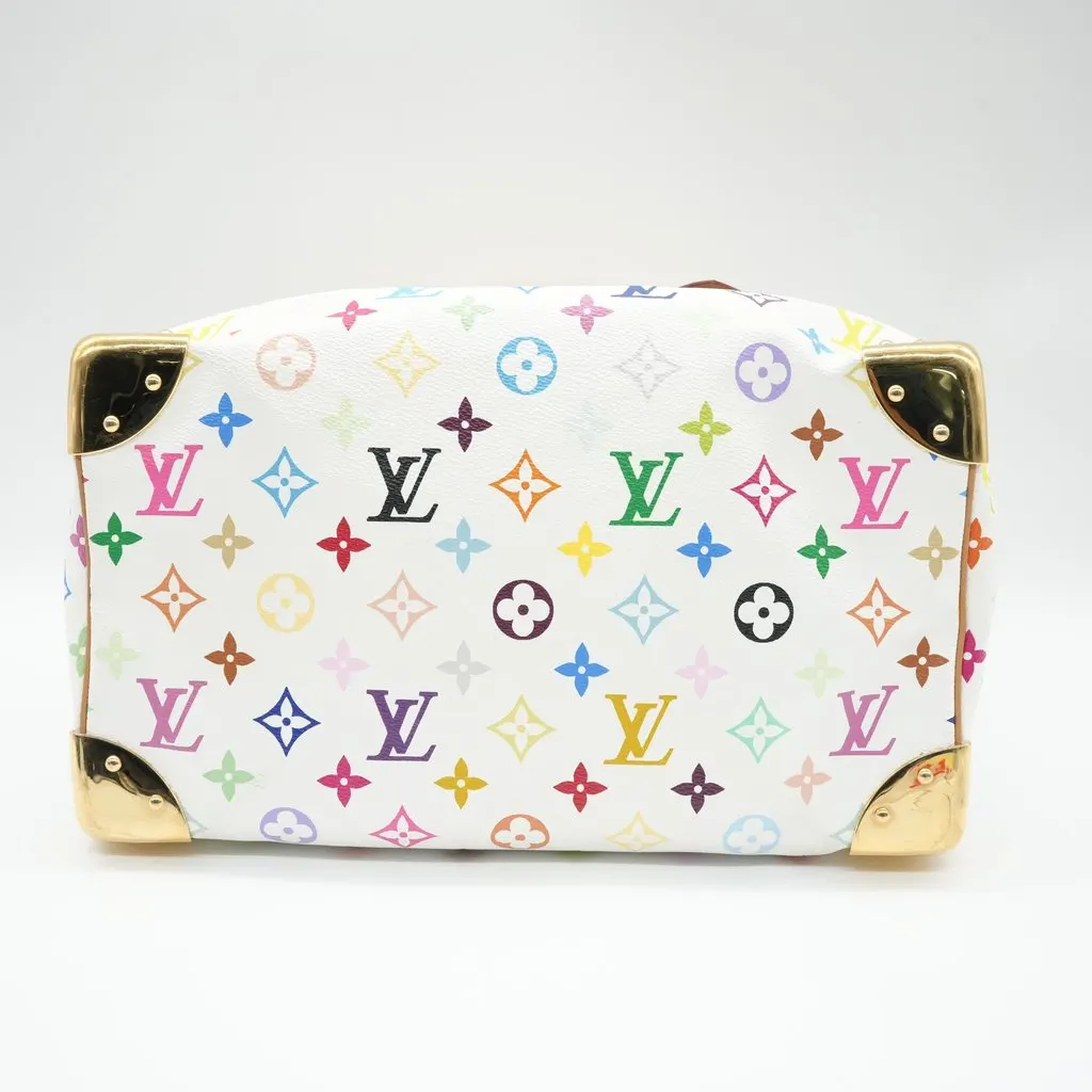 Louis Vuitton x Takashi Murakami Speedy 30 Monogram Multicolor MultiColor Canvas Good - Inside View