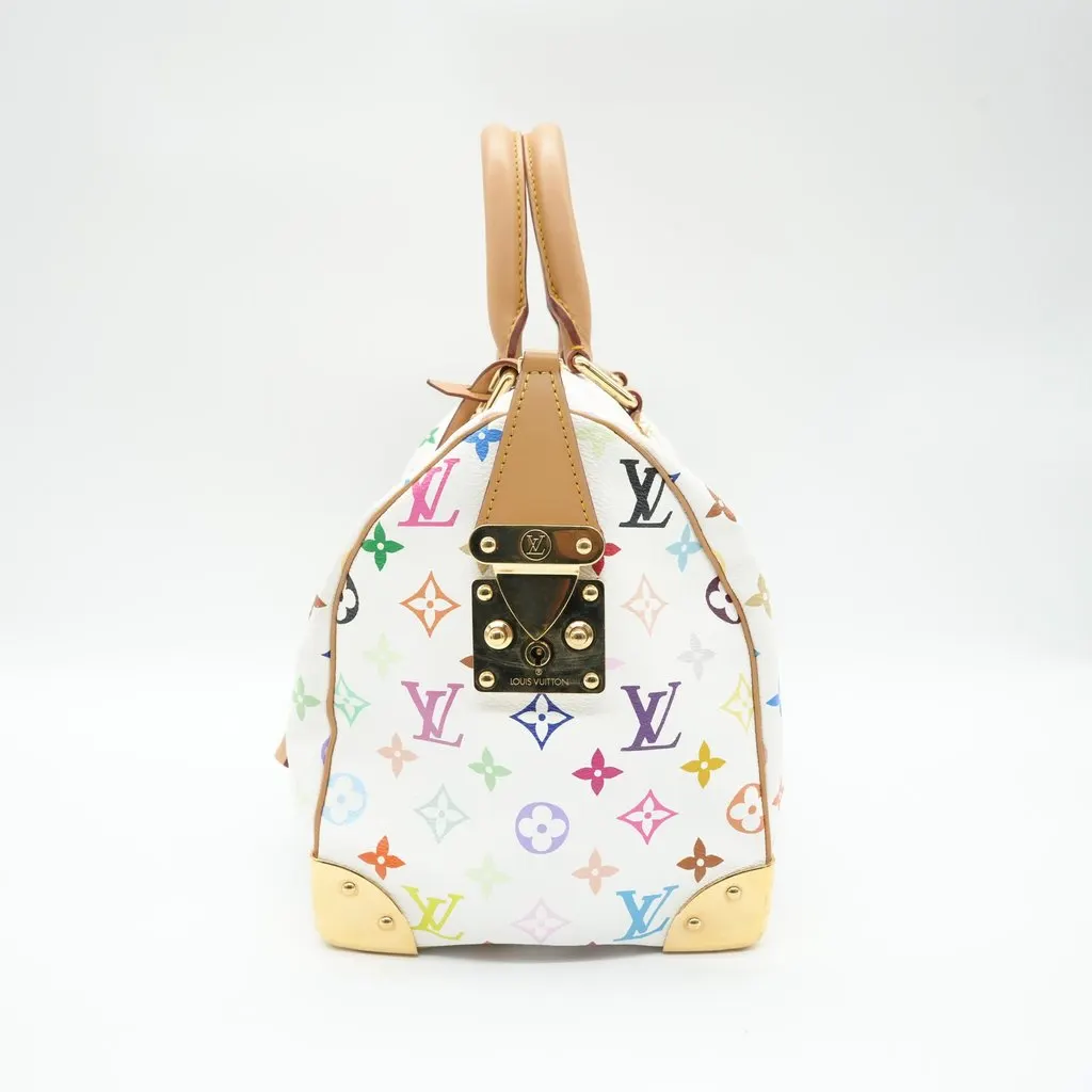 Louis Vuitton x Takashi Murakami Speedy 30 Monogram Multicolor MultiColor Canvas Good - Box View