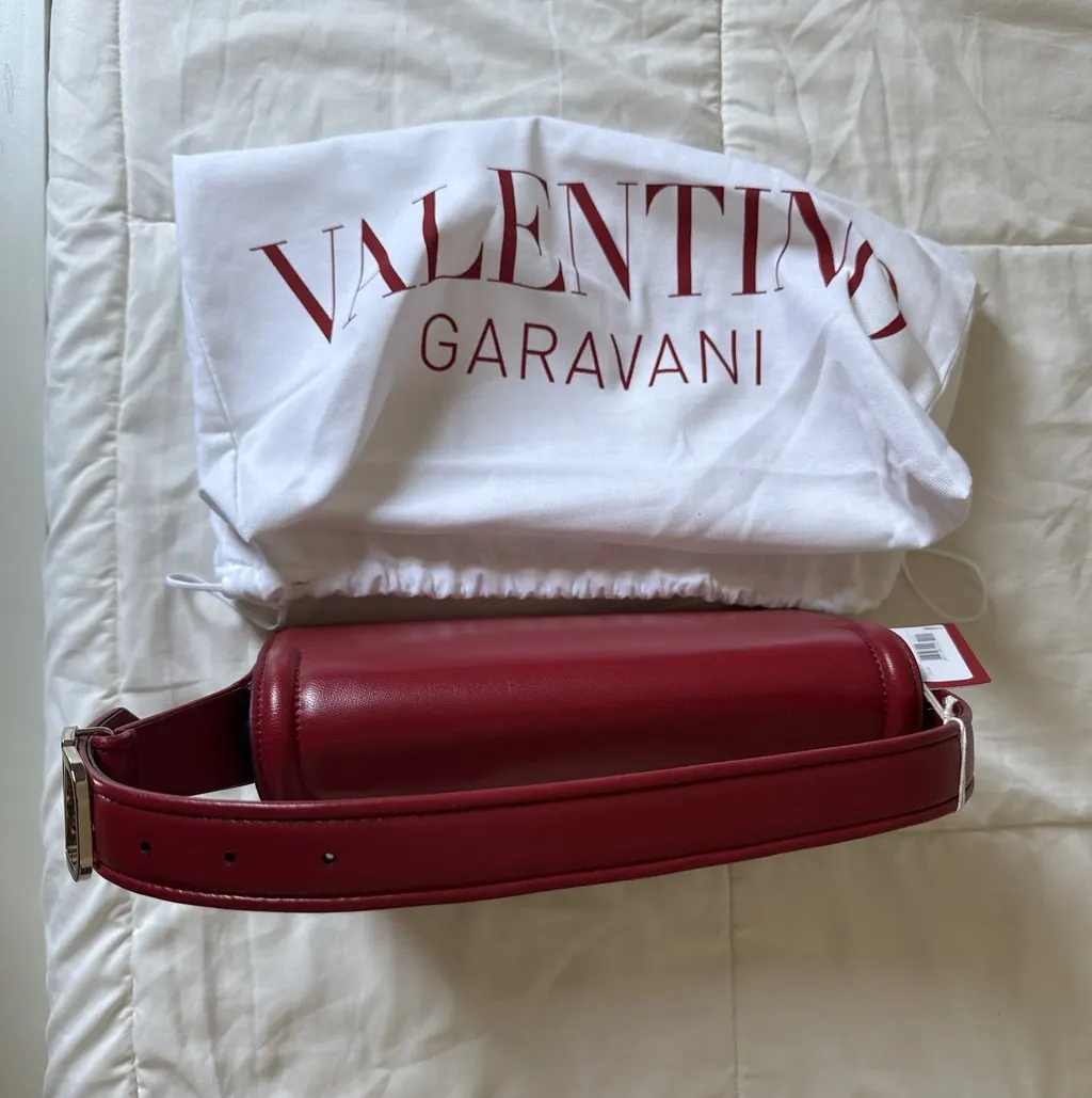 Valentino Valentino Garavani Shoulder Bag, Brand New With Tag And Original Dust Bag Red Leather Never worn, with tag - Box View