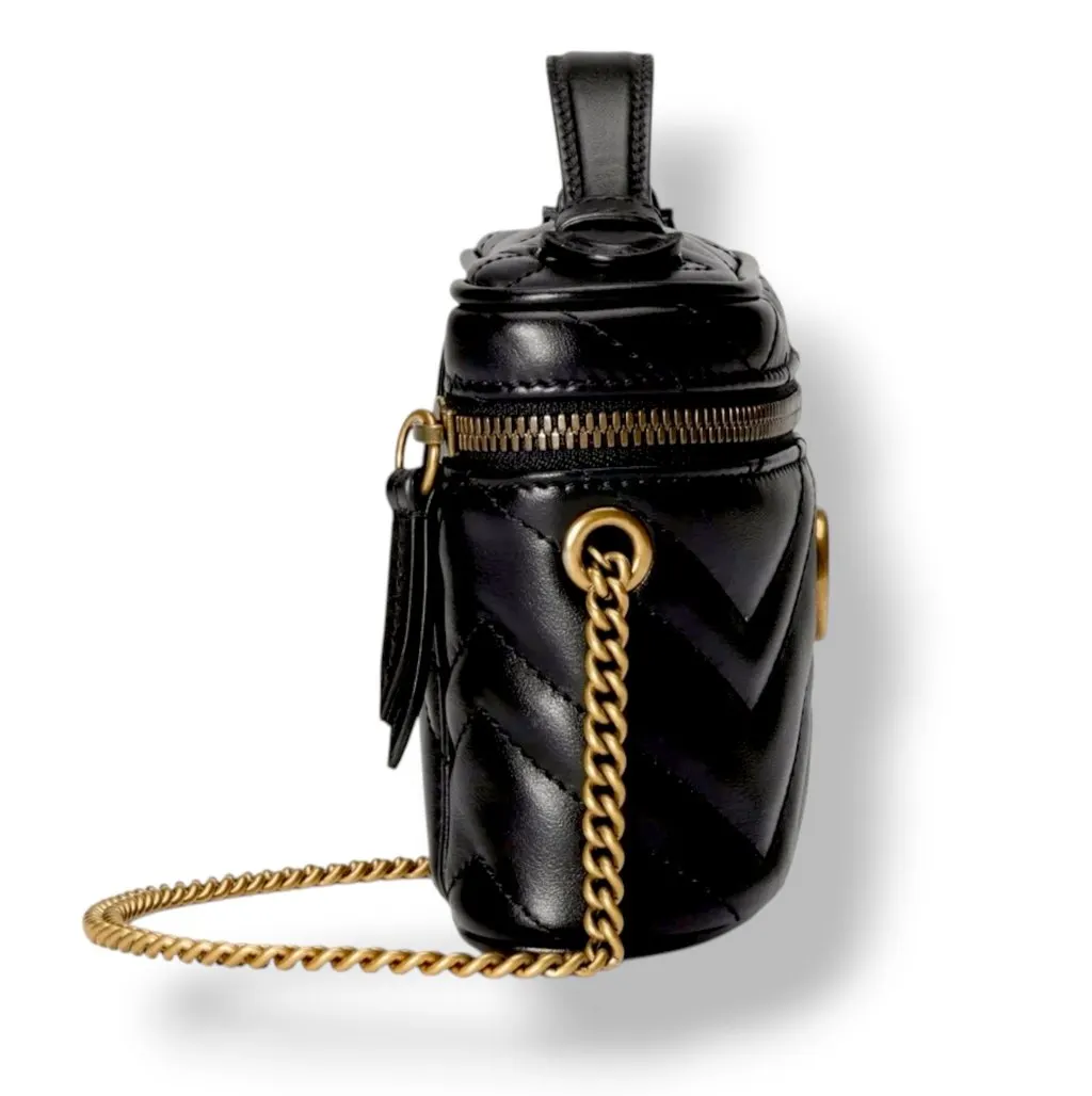 Gucci Marmont Vanity Black Leather Never worn, with tag - Box View