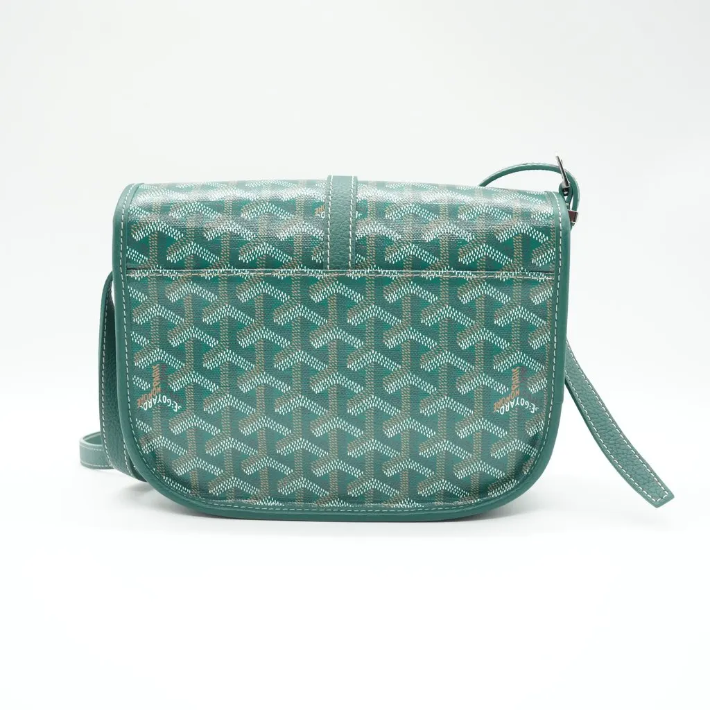 Goyard Belvedere PM Bag Green Green Canvas Good - Back View