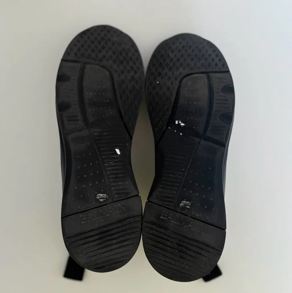 Balmain Balmain Technical Fabric Sock Sneakers Black Polyamide Very good - Model View