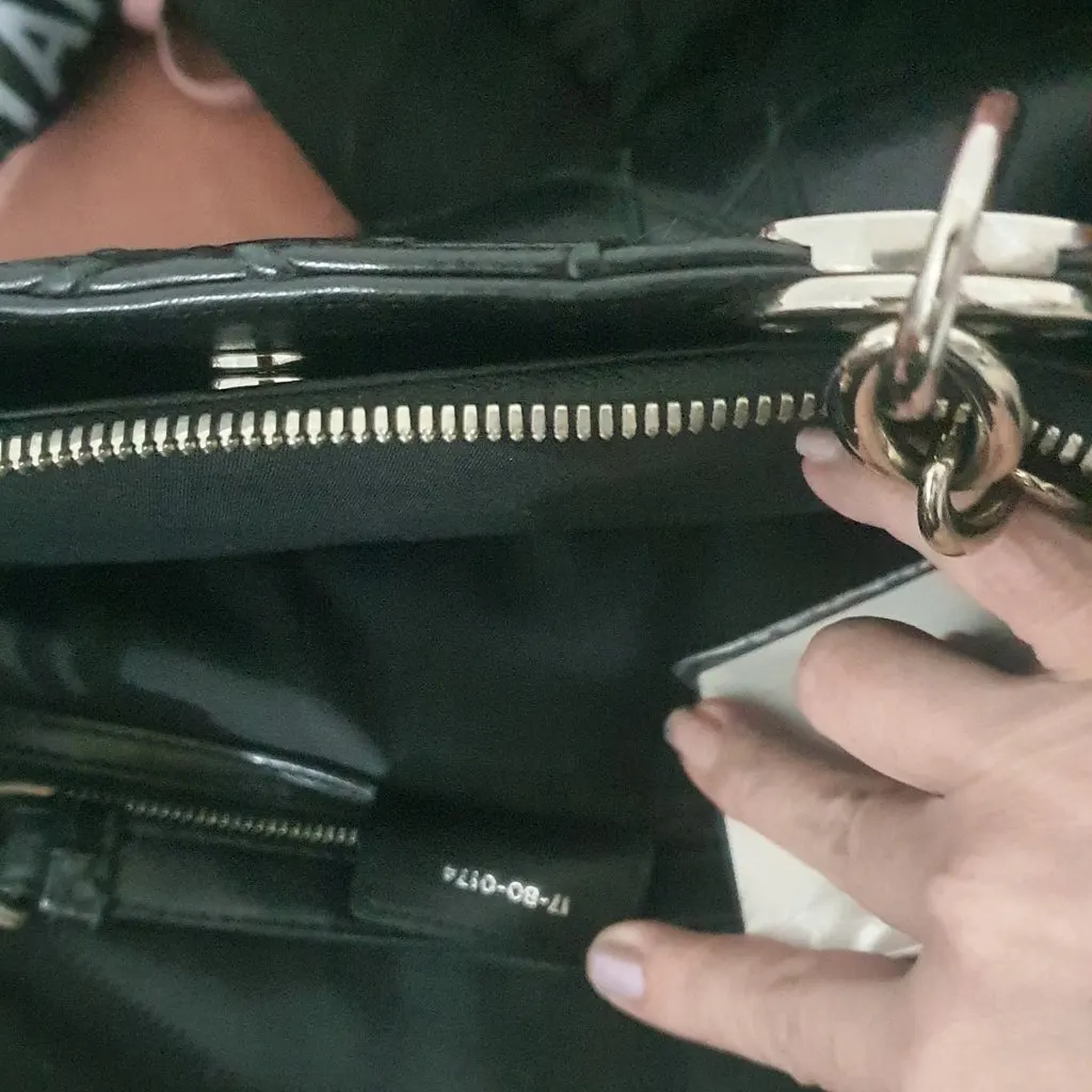 Dior Dior Black Cannage Black Leather Very good - Model View