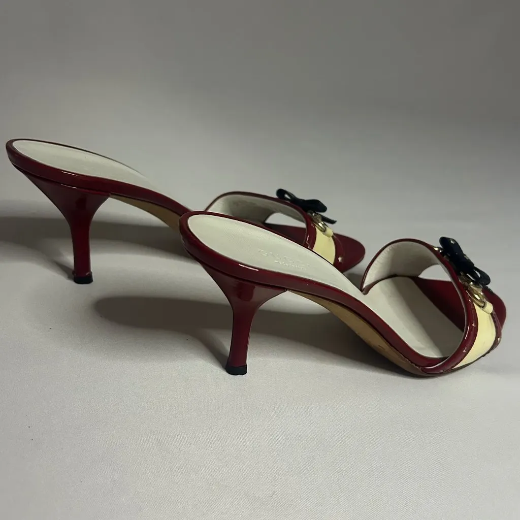 Gucci Gucci Mules Horsebit Hardware Red Very good - Back View