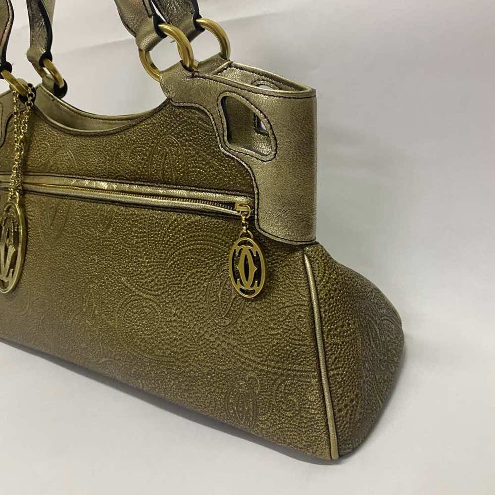 Cartier Vintage Marcello Brown Leather Good - Back View