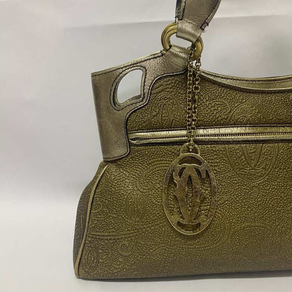Cartier Vintage Marcello Brown Leather Good - Inside View