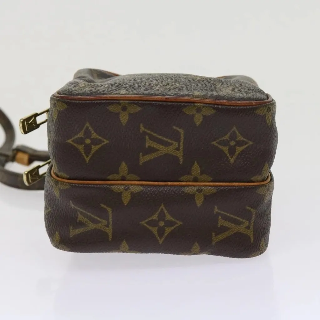 Louis Vuitton Amazone Bag Brown Canvas Good - Inside View