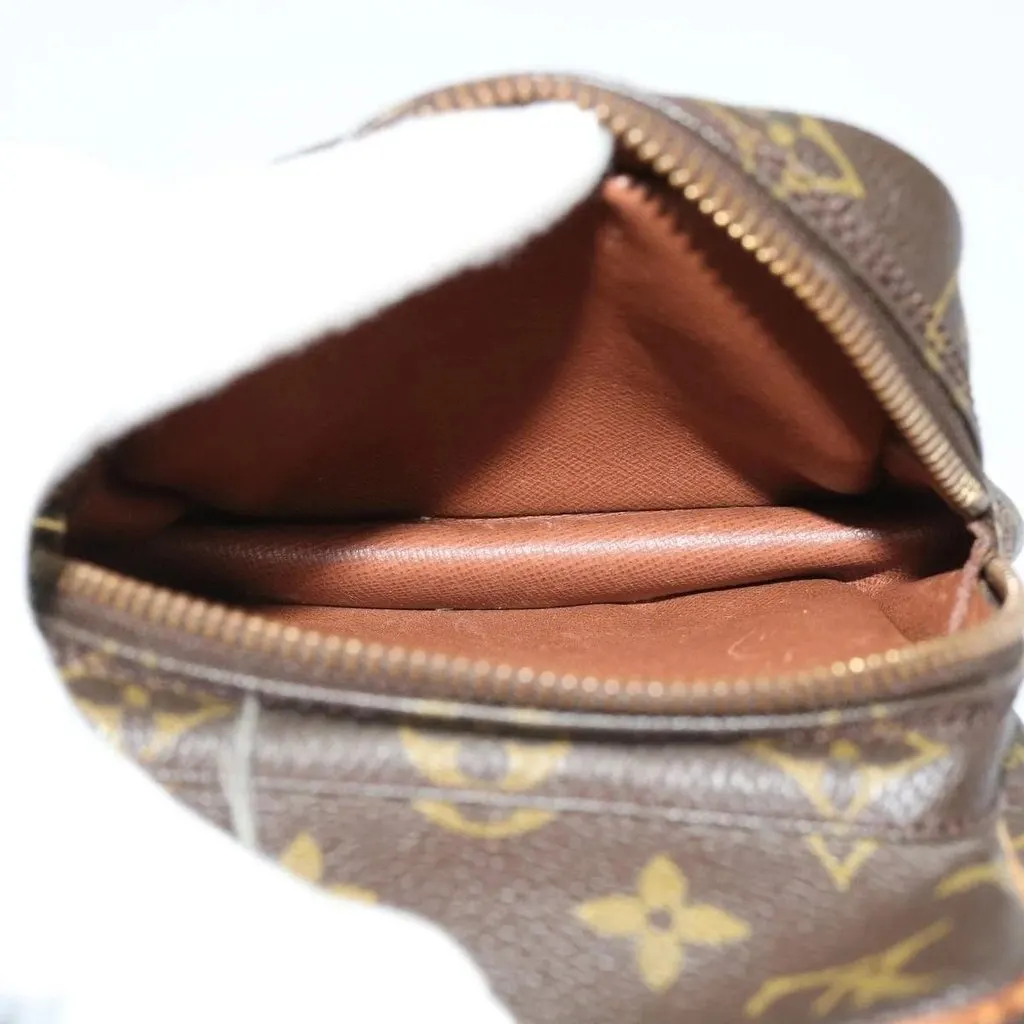Louis Vuitton Amazone Bag Brown Canvas Good - Model View