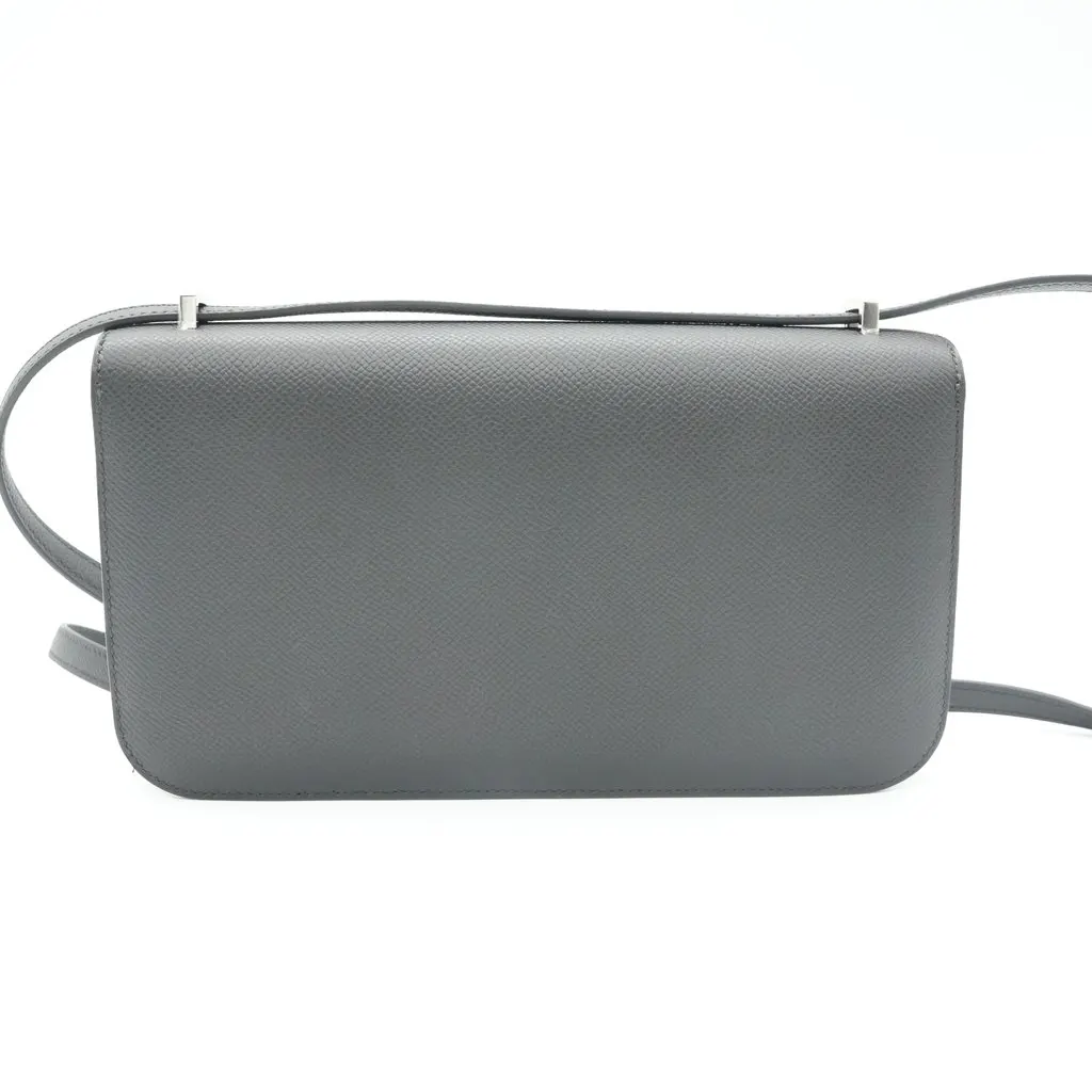 Hermès Constance 1-Elan Epsom Noir Black Leather Very good - Back View