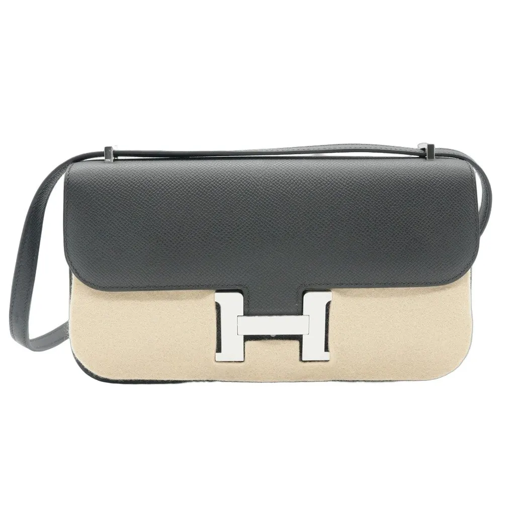 Hermès Constance 1-Elan Epsom Noir Black Leather Very good - Front View