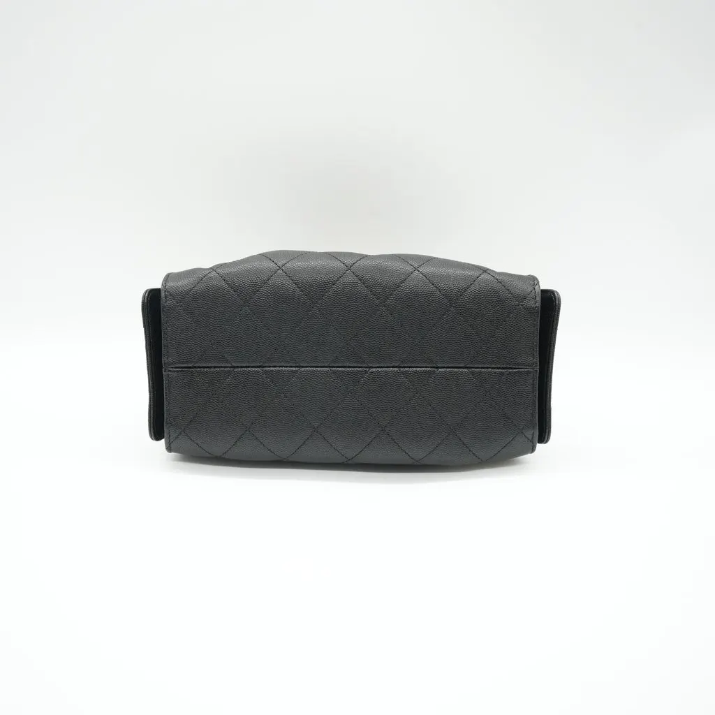 Chanel 25 Mini Hobo Handbag Black Leather Very good - Inside View