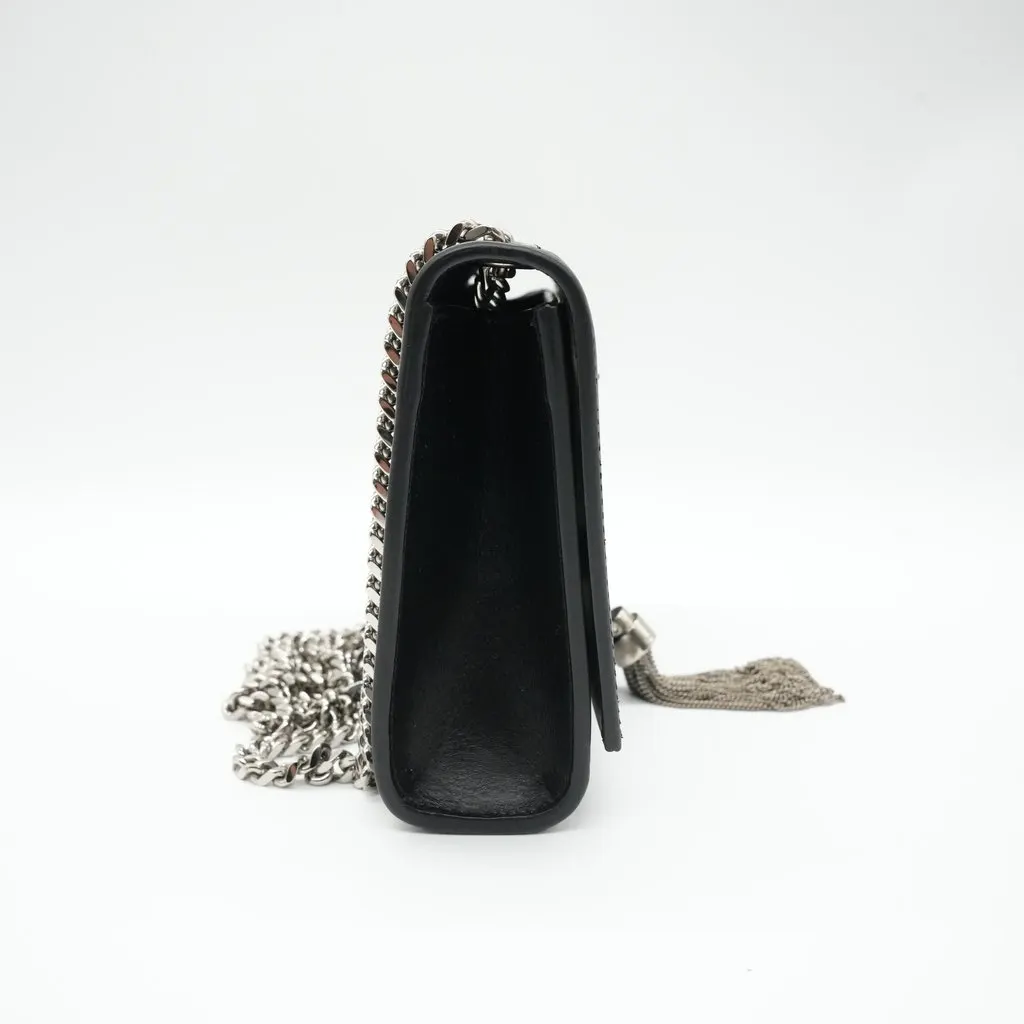 Saint Laurent Kate Small Tassel Chain Bag Black Black Leather Good - Box View
