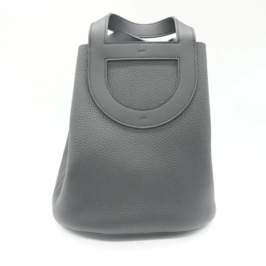 Hermès In The Loop 23 Black Leather Good - Back View