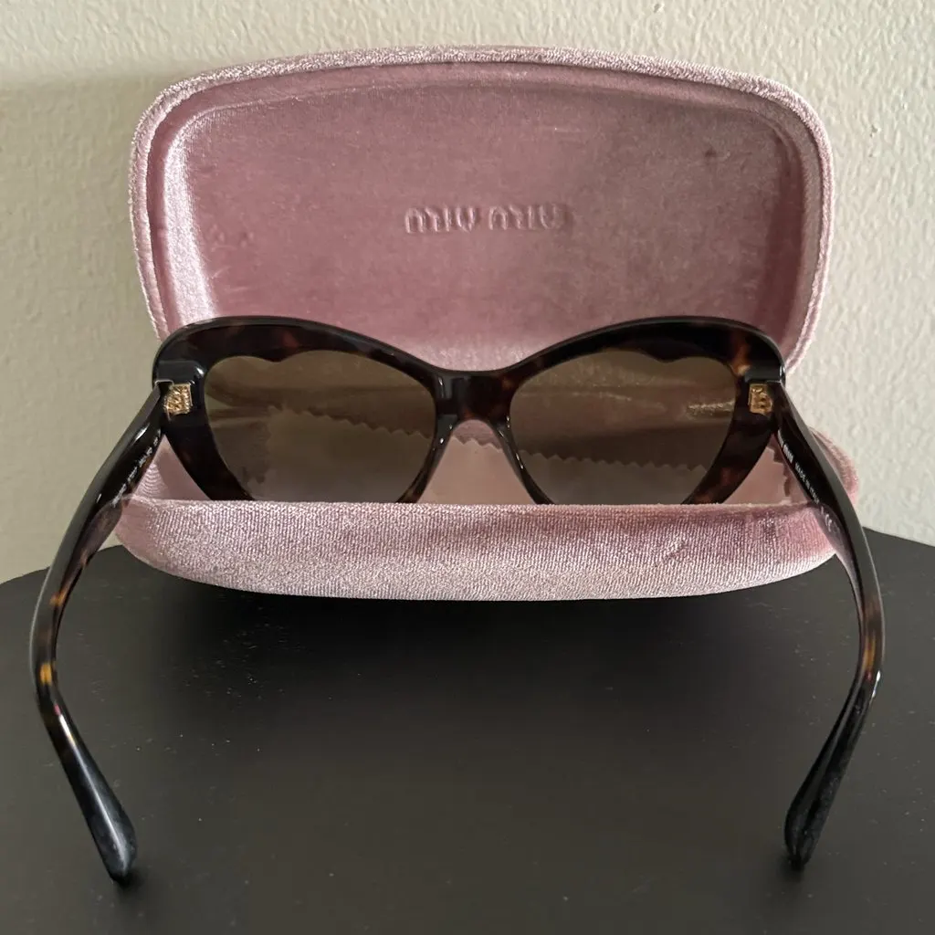 Miu Miu Shades Leopard From MiuMiu Brown Good - Box View