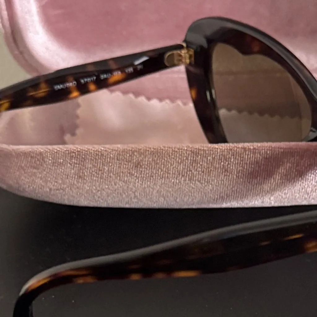 Miu Miu Shades Leopard From MiuMiu Brown Good - Inside View