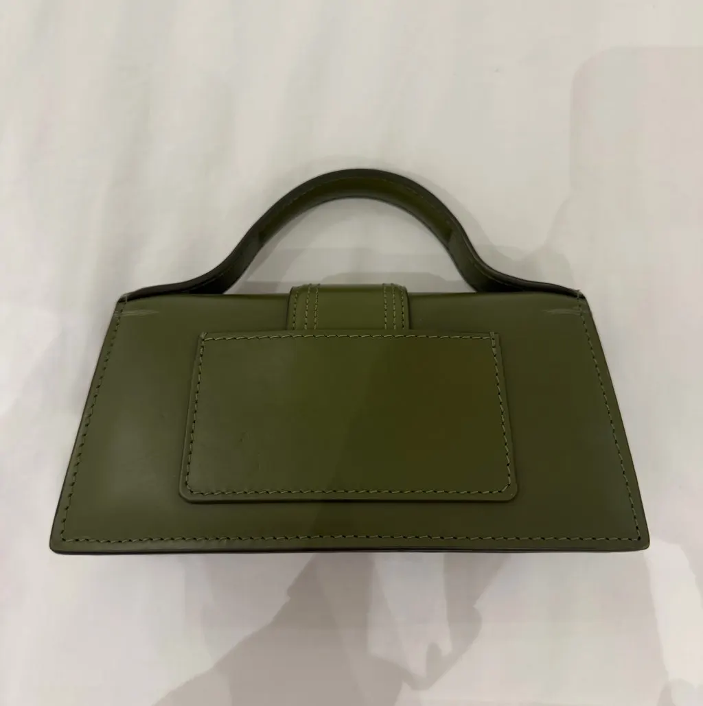 Jacquemus Le Bambino Green Leather Very good - Back View