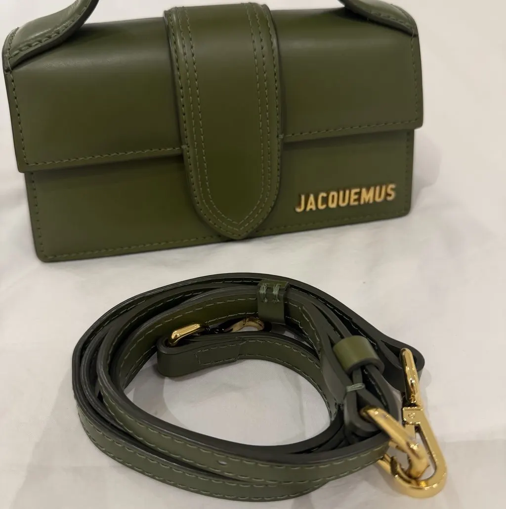 Jacquemus Le Bambino Green Leather Very good - Box View