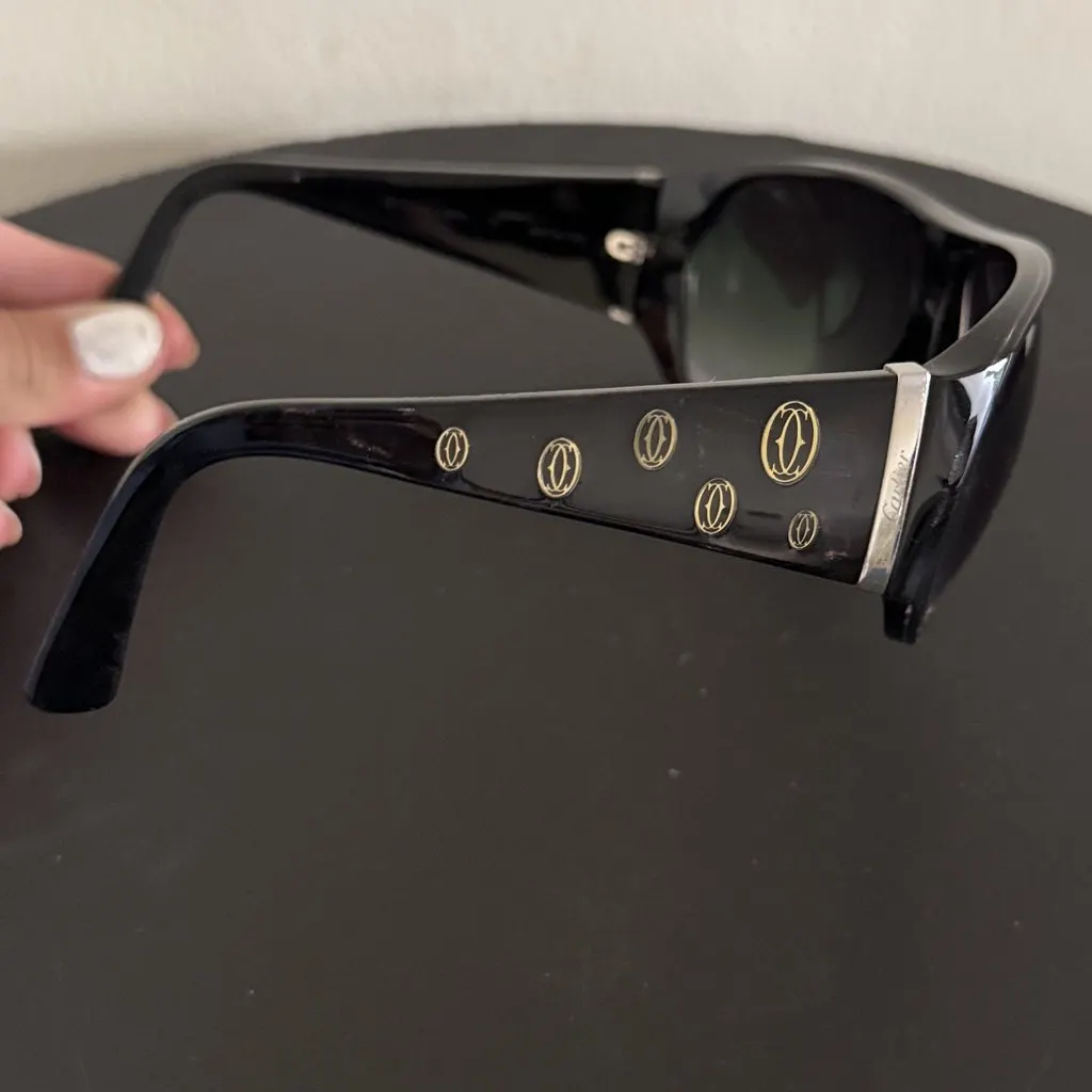 Cartier Cartier Black Shades Black Very good - Back View