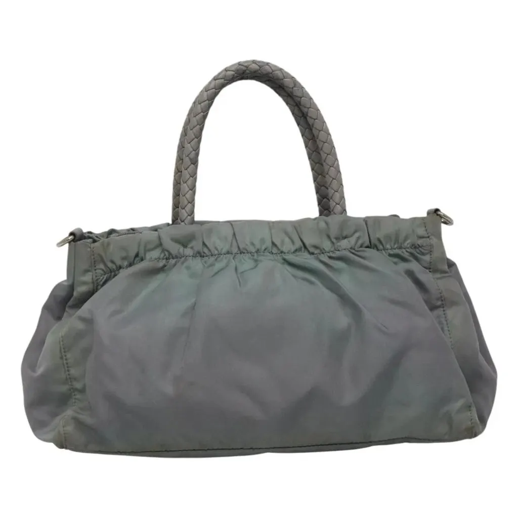 Prada Handbag Grey Good - Back View