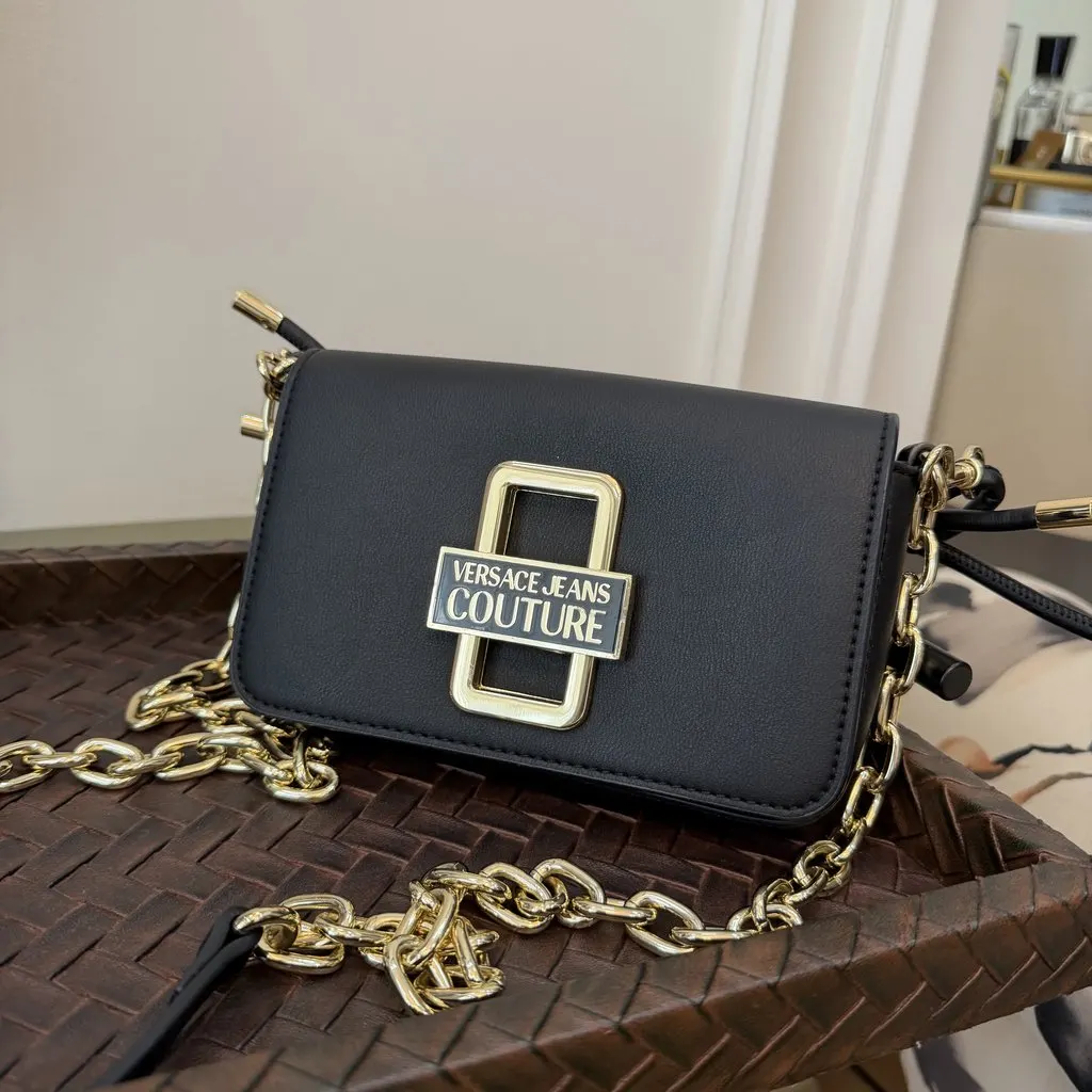 Versace Jeans Couture It has been used but is in good condition. Black Canvas Very good - Box View