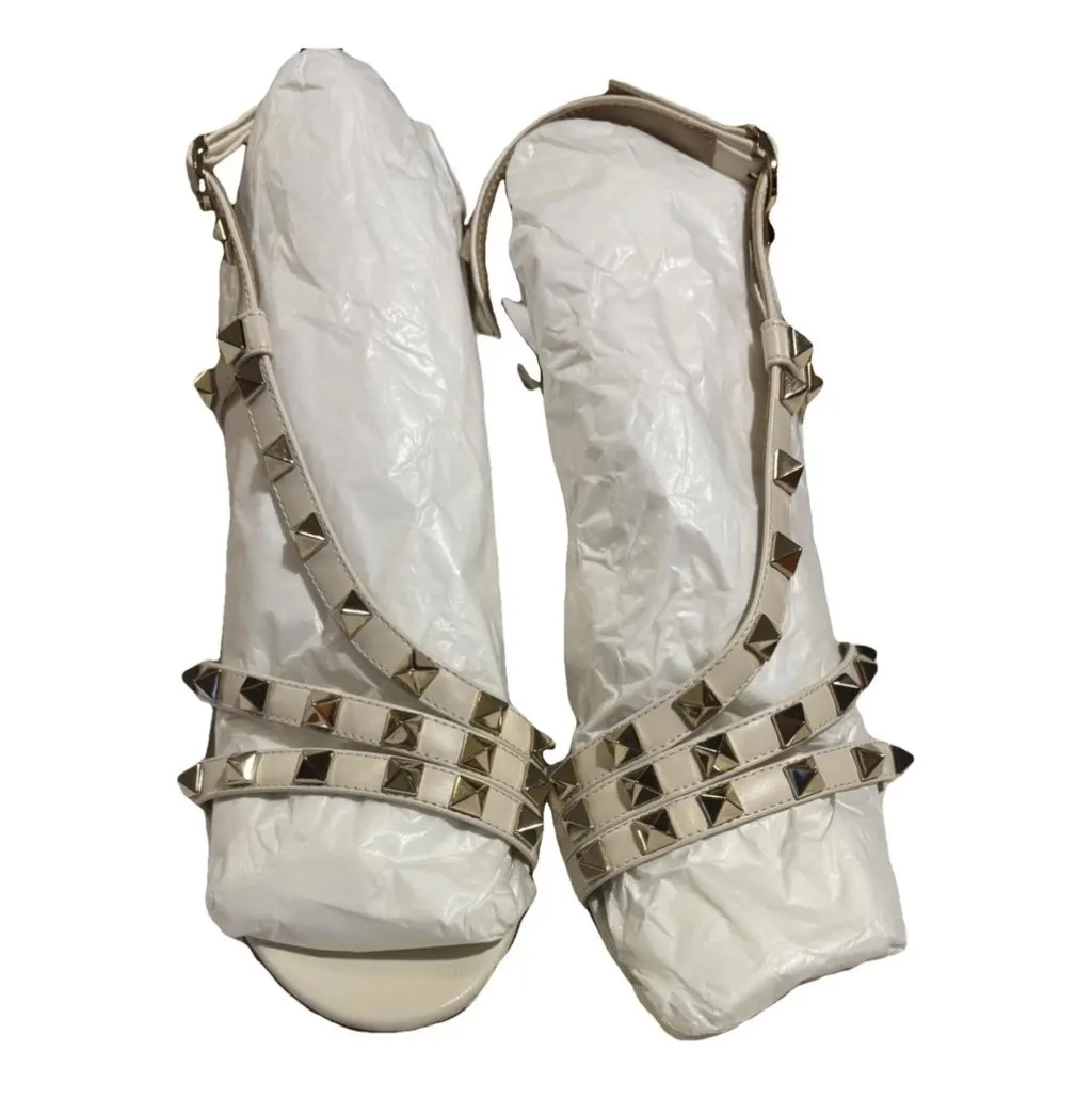 Valentino Rockstud Calfskin Sandals