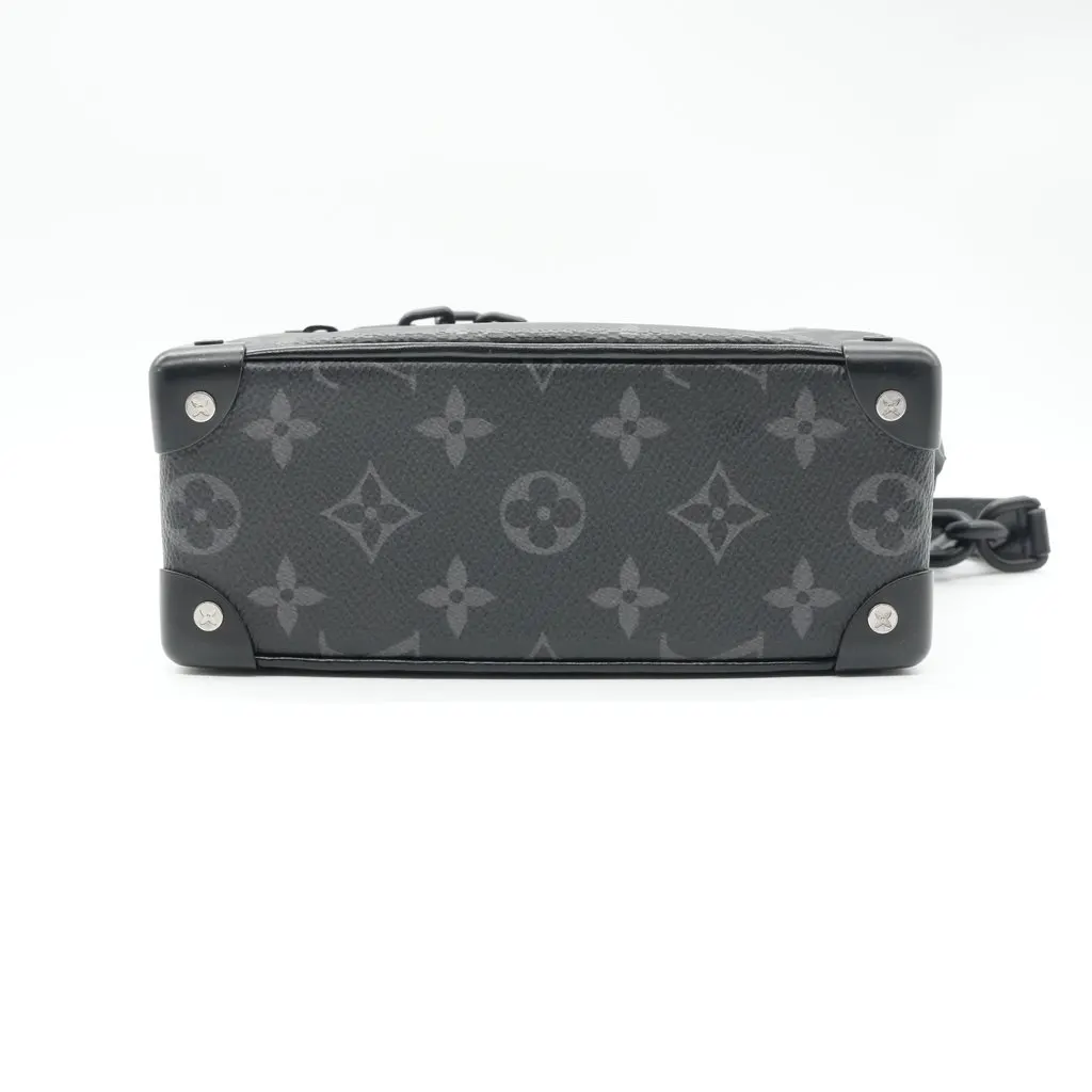 Louis Vuitton Mini Soft Trunk Eclipse Black Canvas Very good - Inside View