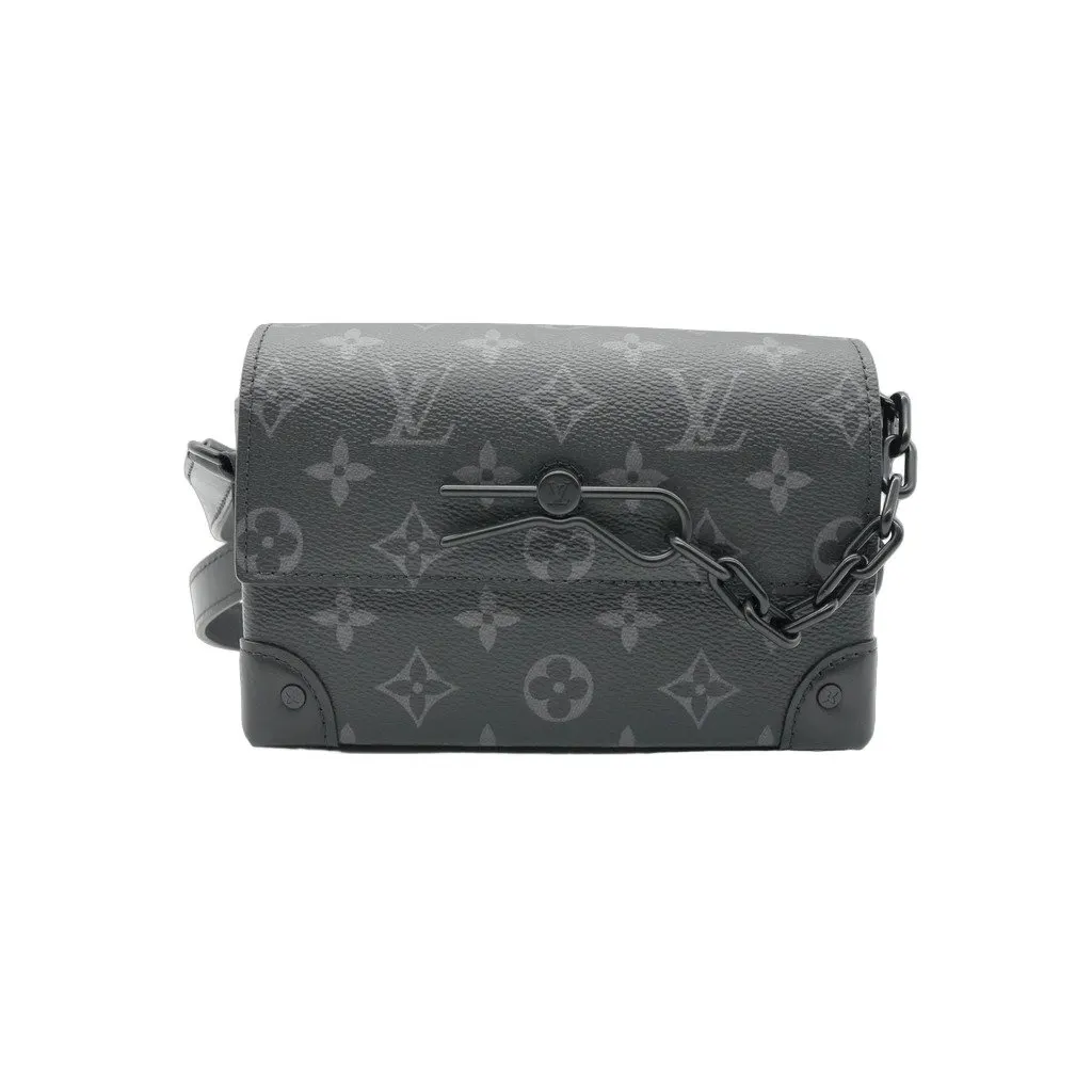 Louis Vuitton Steamer Wearable Wallet Monogram Eclipse Canvas Black Canvas Very good - Front View