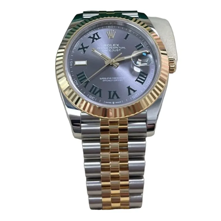 Rolex Datejust 41 Gold Never worn - Front View