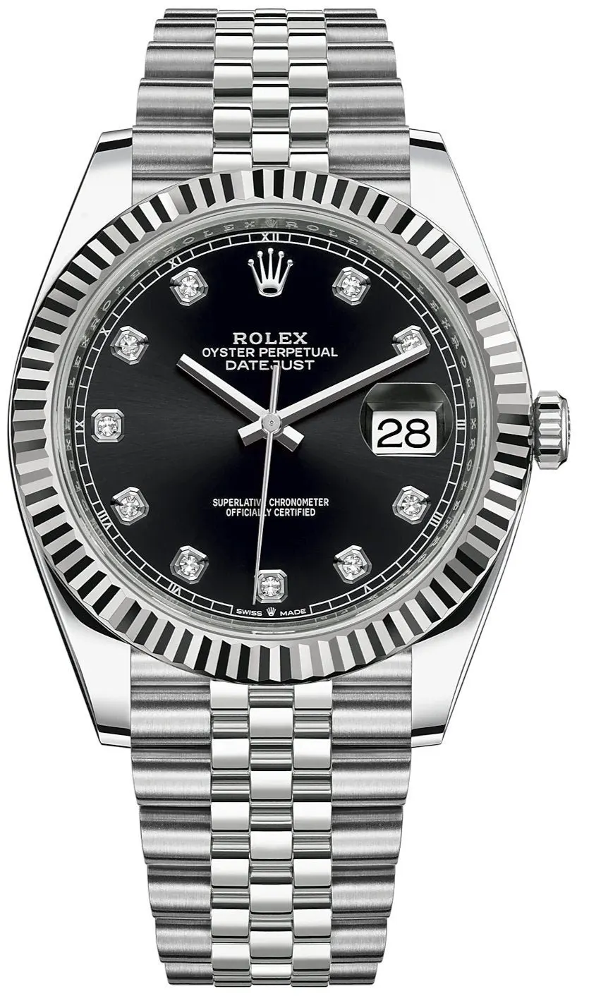 Rolex Datejust 41 Silver Never worn - Box View