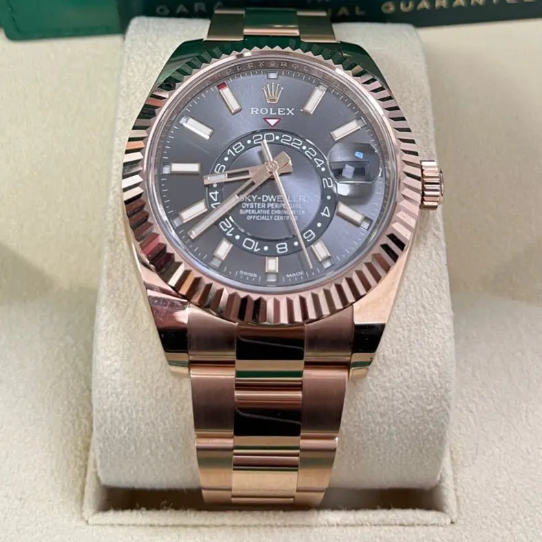 Rolex Sky-Dweller 42mm Pink Never worn - Back View