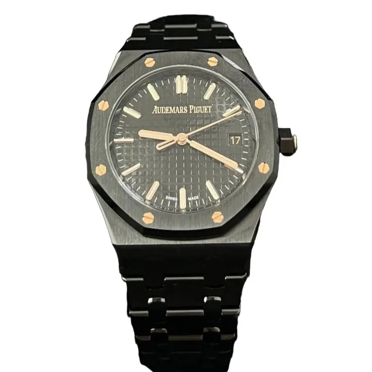 Audemars Piguet Royal Oak Selfwinding 34mm Black Never worn - Front View