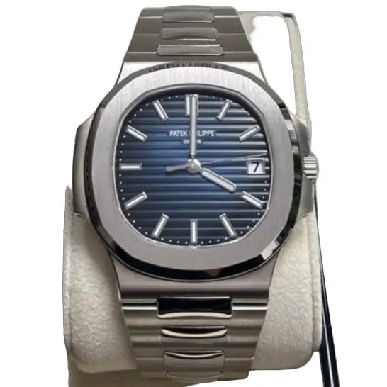 Patek Philippe Nautilus 41mm Blue Never worn - Front View