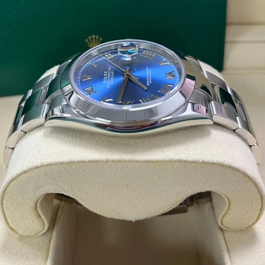 Rolex Datejust 41 Blue Never worn - Back View