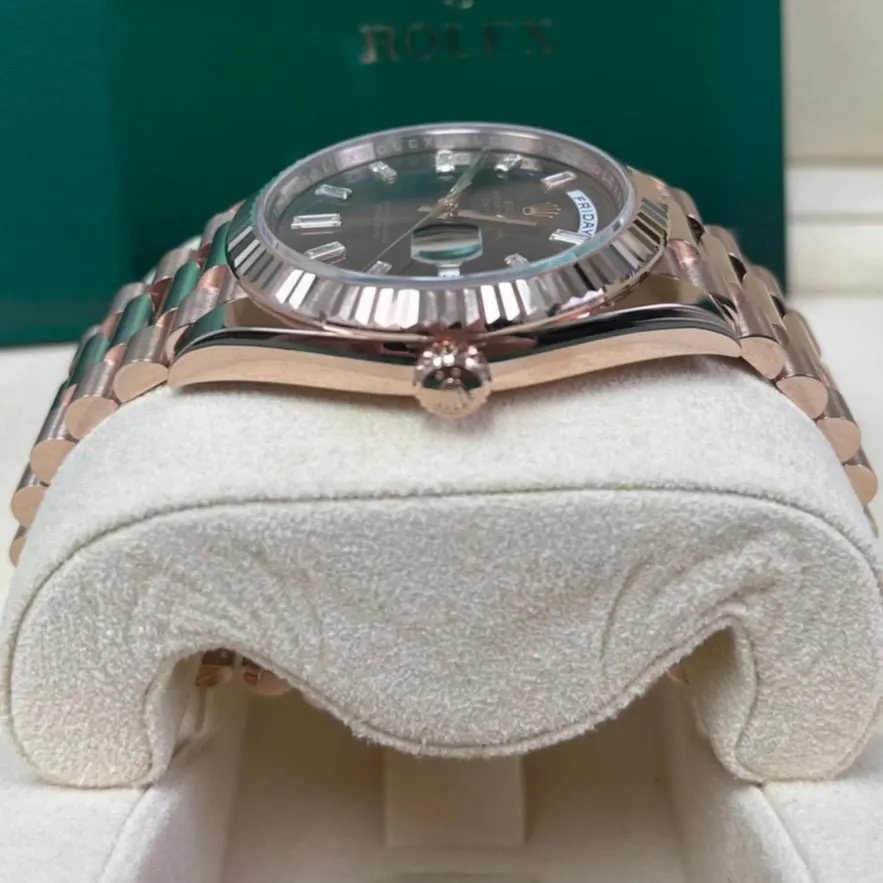 Rolex Day-Date 40 Pink Never worn - Inside View