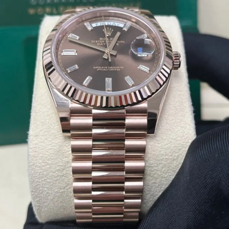 Rolex Day-Date 40 Pink Never worn - Back View