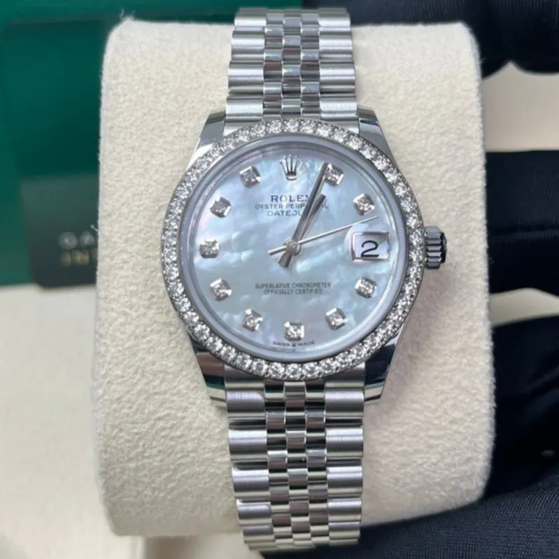 Rolex Datejust 31 Silver Never worn - Back View