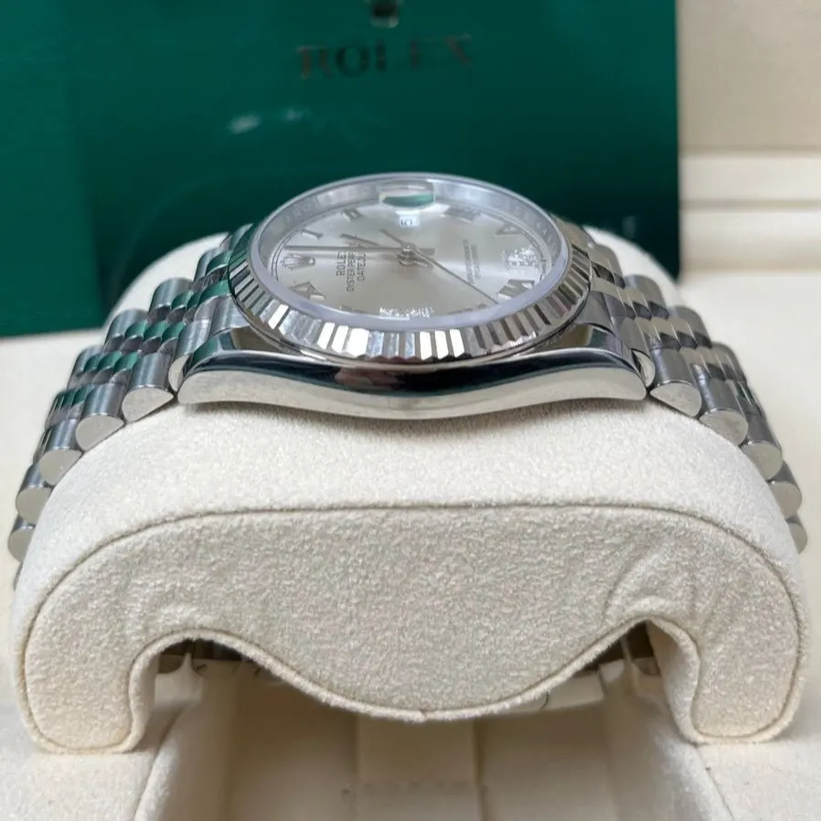 Rolex Datejust 36 Silver Never worn - Inside View