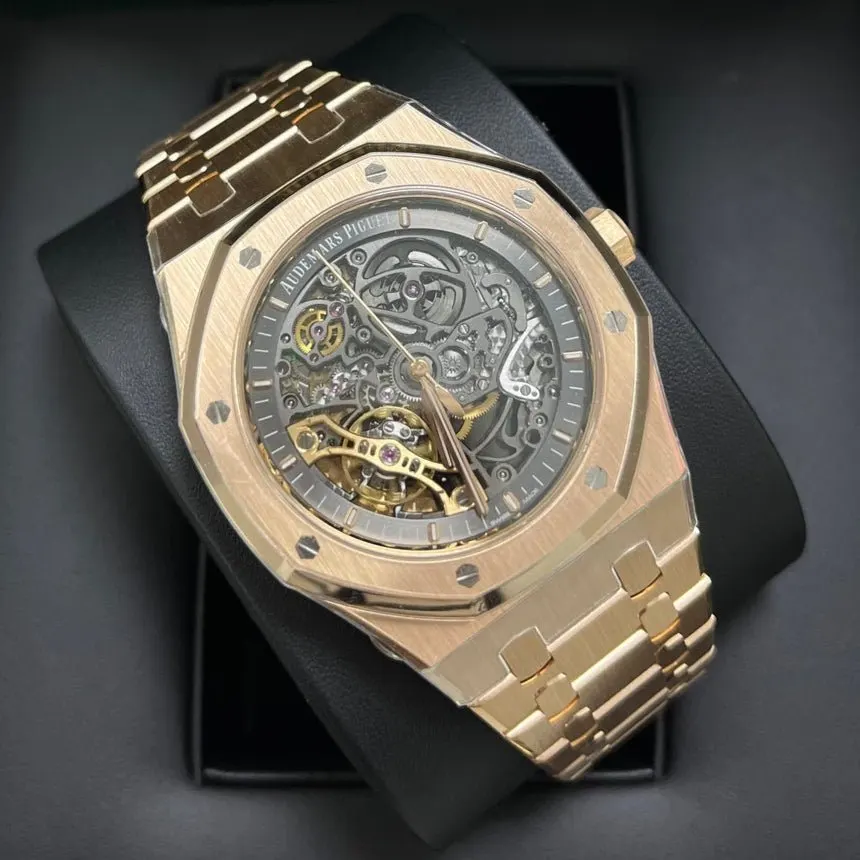 Audemars Piguet Royal Oak 41mm Pink Never worn - Box View