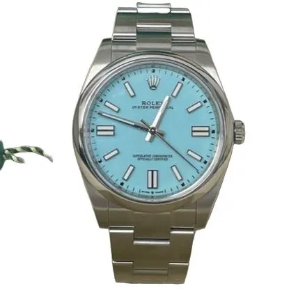 Rolex Oyster Perpetual 41mm MultiColor Never worn - Front View