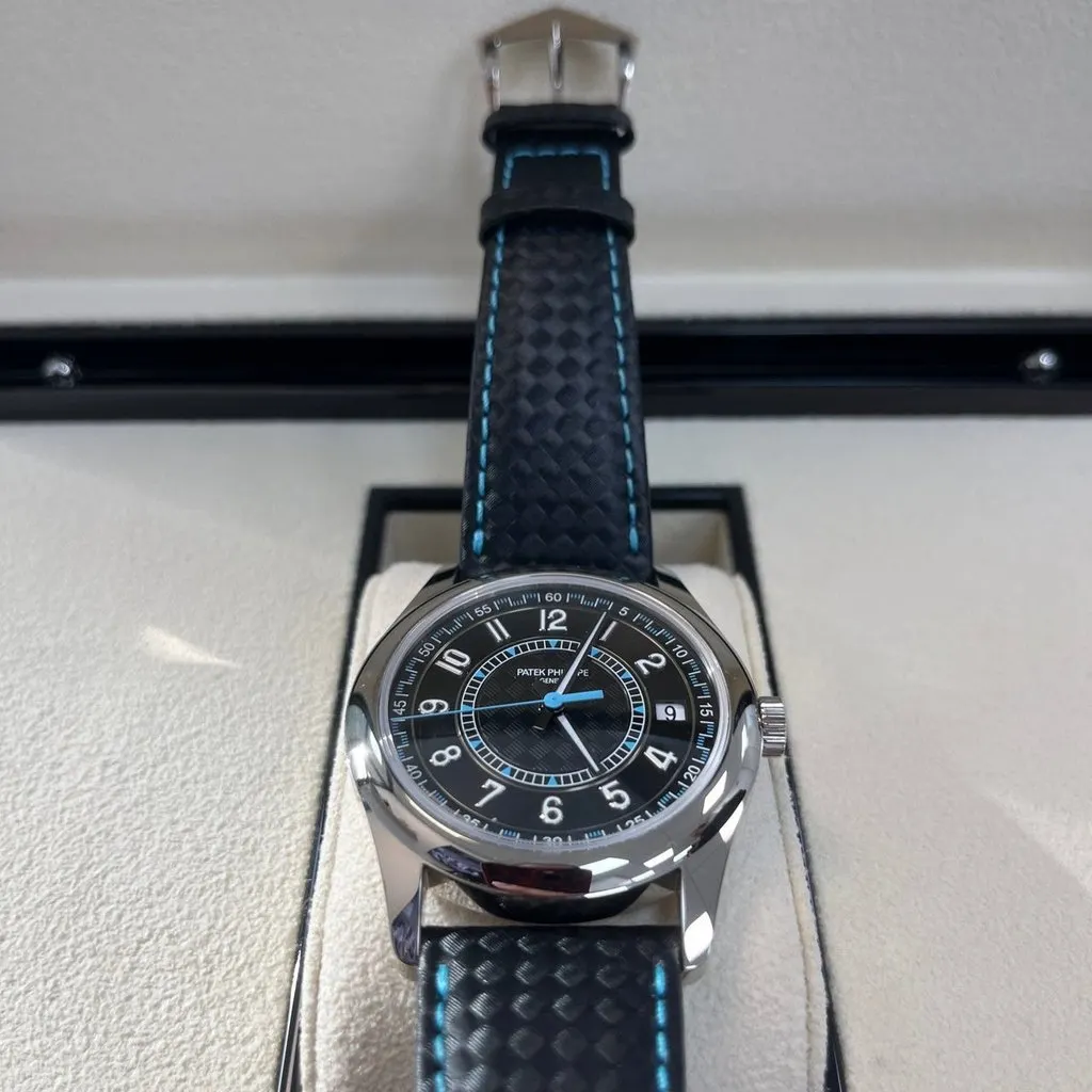 Patek Philippe Calatrava 40mm Blue Never worn - Box View