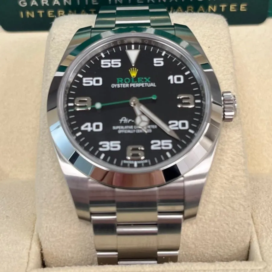 Rolex Air King Black Dial 116900 40mm Black Never worn - Back View