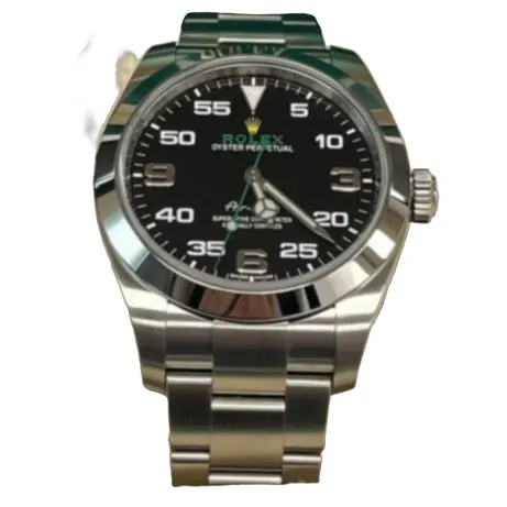Rolex Air King Black Dial 116900 40mm Black Never worn - Front View