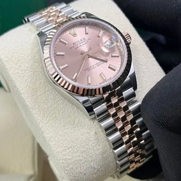 Rolex Datejust 31 Pink Never worn - Box View