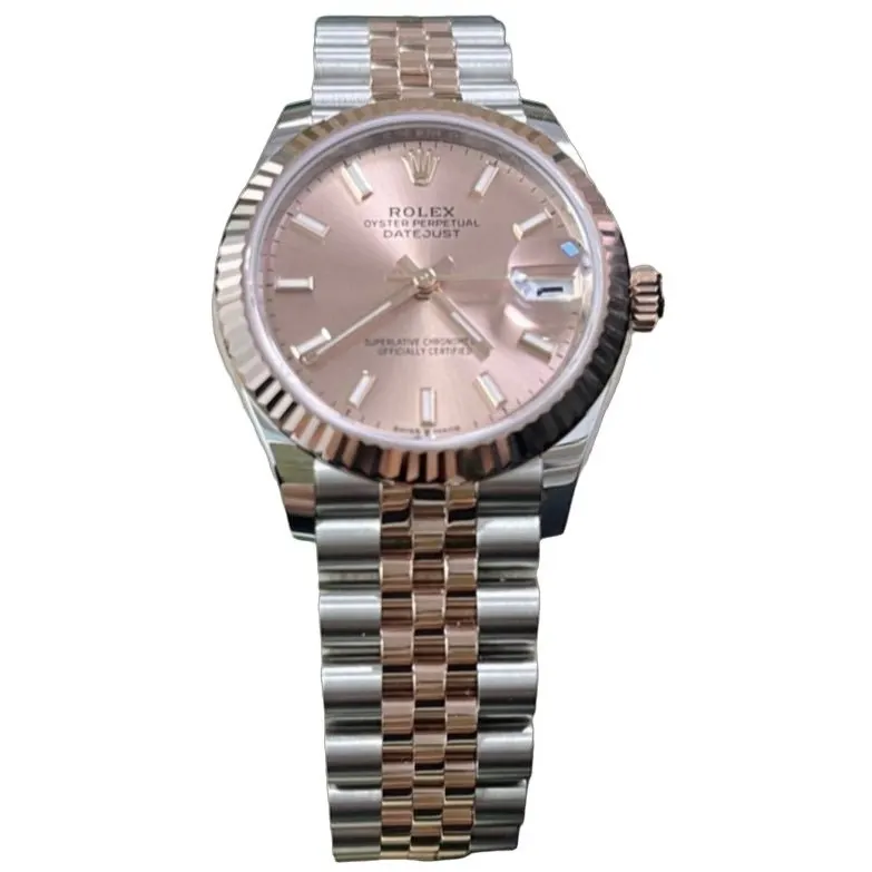 Rolex Datejust 31 Pink Never worn - Front View