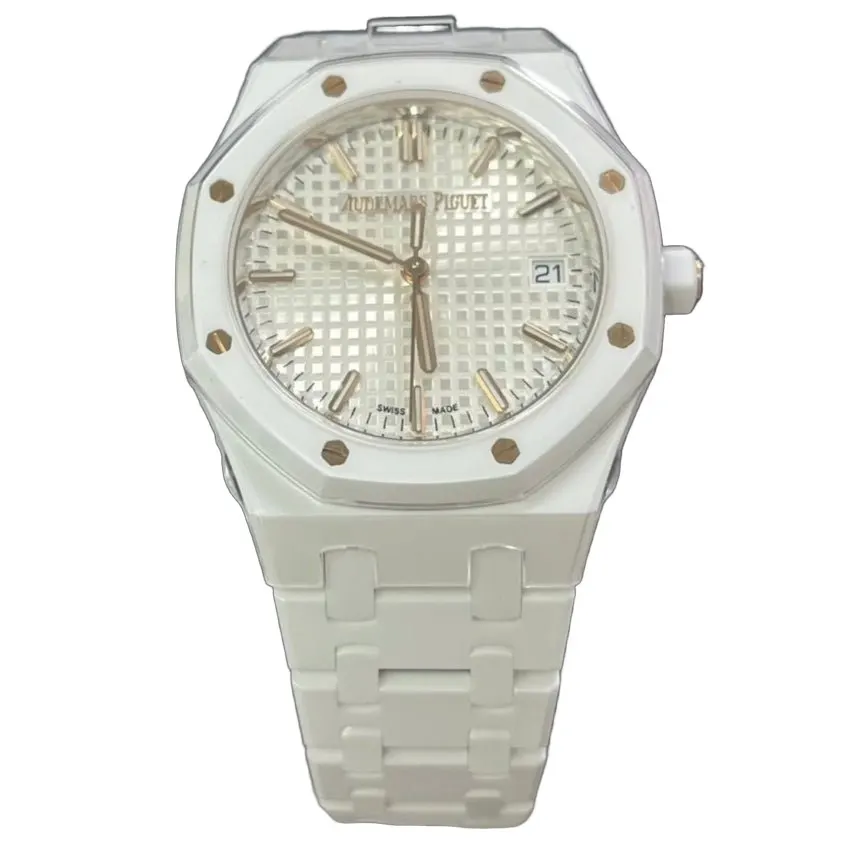 Audemars Piguet Royal Oak Selfwinding 34mm White Never worn - Front View