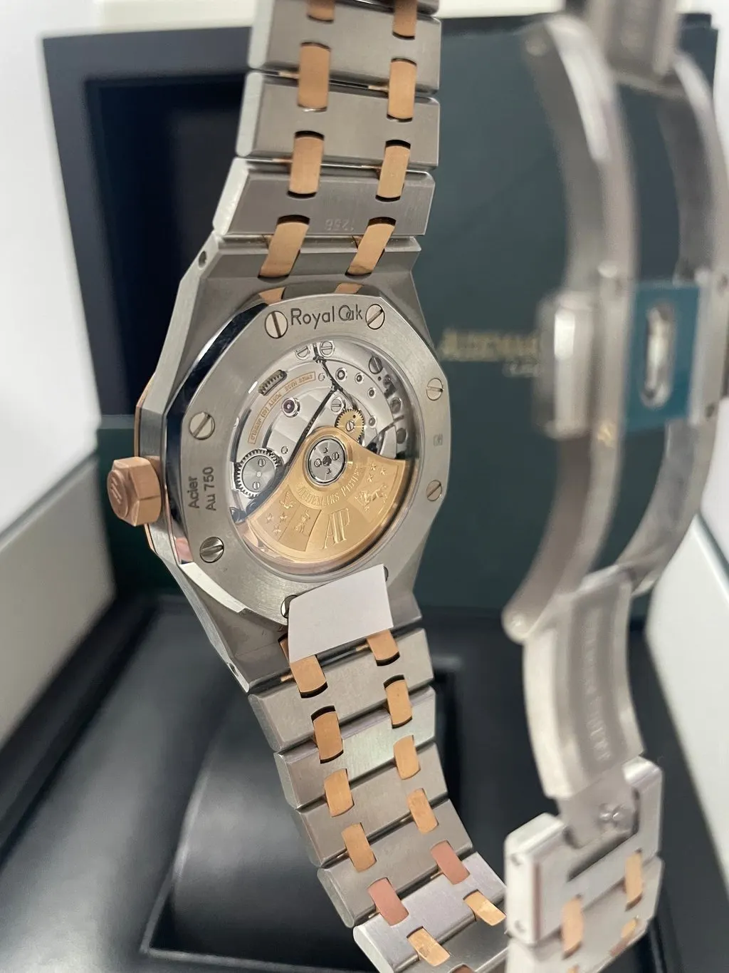 Audemars Piguet Royal Oak Selfwinding 37mm Pink Never worn - Box View