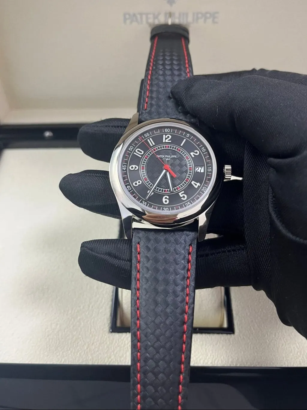 Patek Philippe Calatrava 40mm Black Never worn - Box View