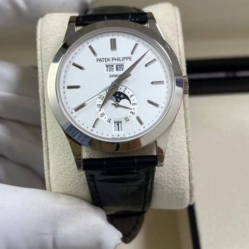Patek Philippe Annual Calendar COMPLICATIONS White Gold 5396G-011 39mm White Never worn - Box View