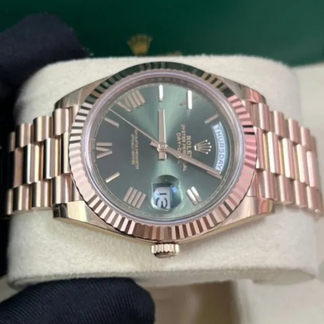 Rolex Day-Date 40 Pink Never worn - Inside View