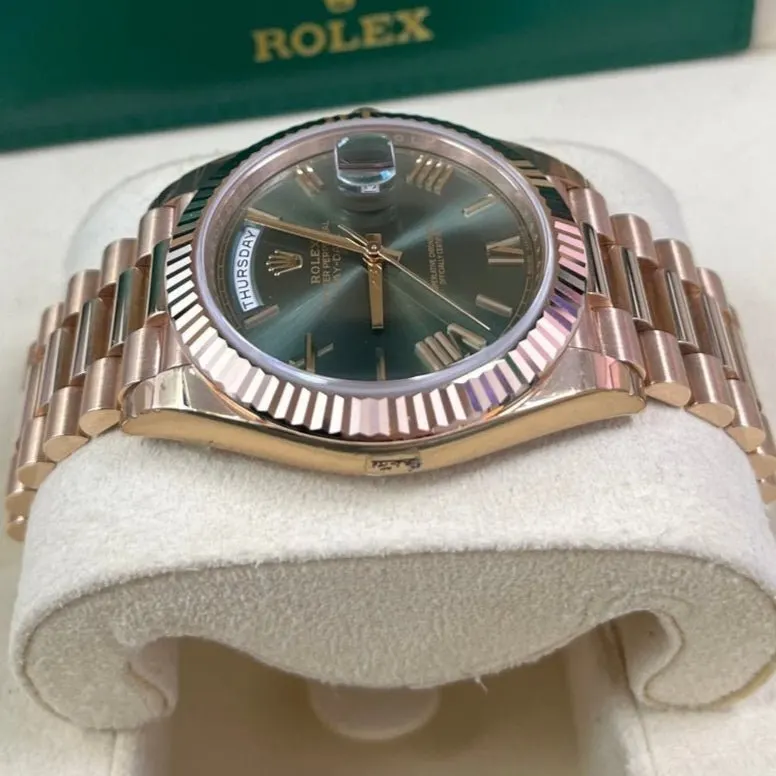 Rolex Day-Date 40 Pink Never worn - Back View